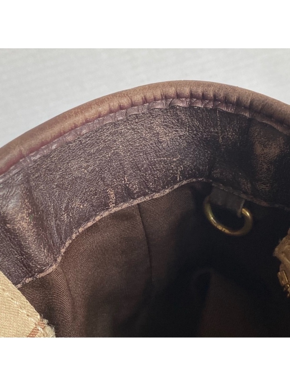 Coach leather patchwork top bag - Picture 6 of 13